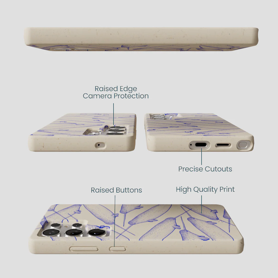London Fog Magical Narwhal Samsung Galaxy S25 Ultra Case - Image 3