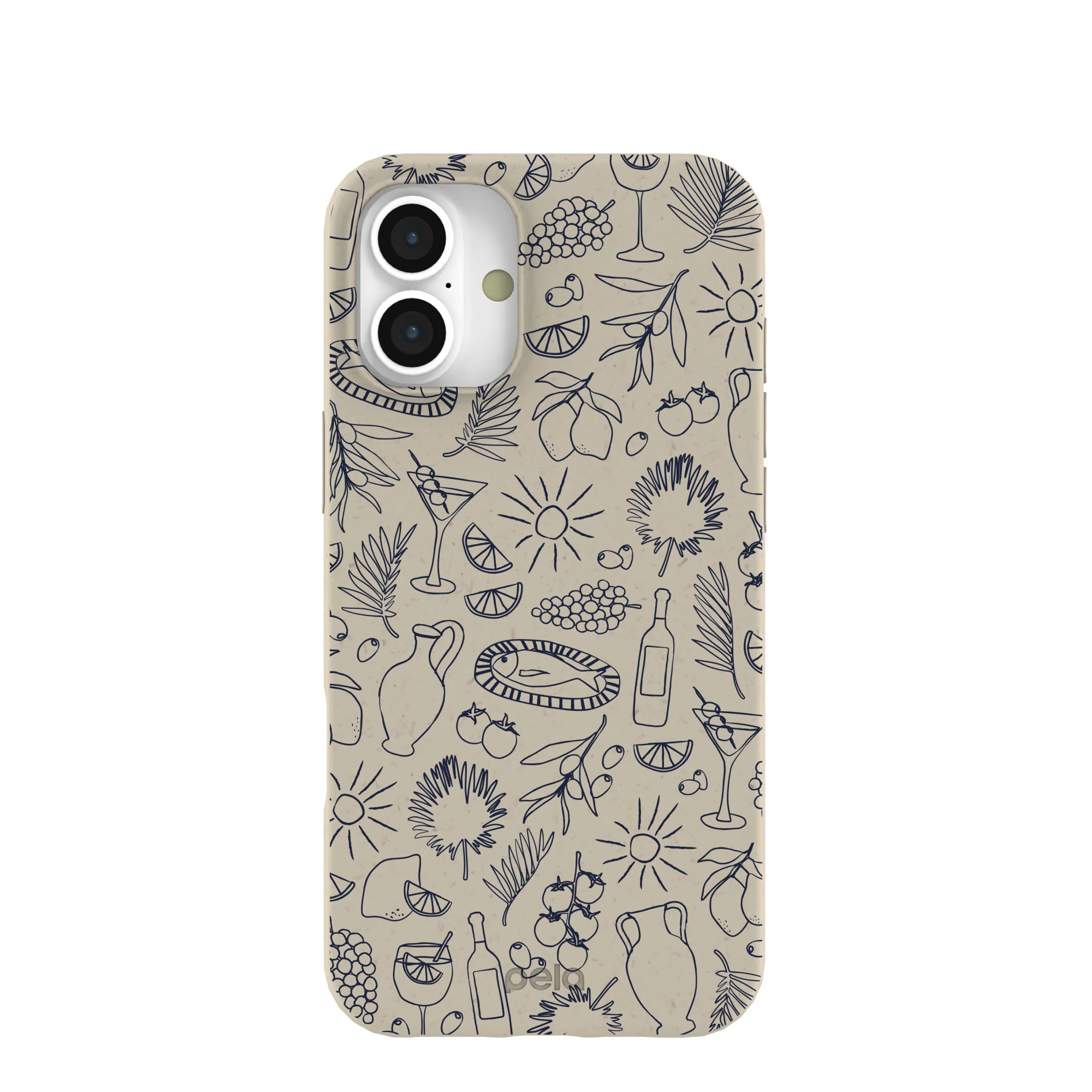 London Fog Mediterranean Moments iPhone 16 Plus Case