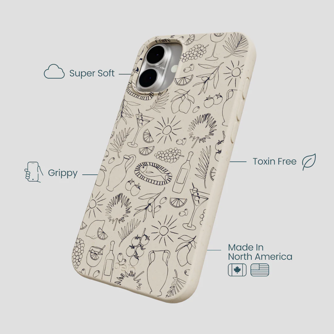 London Fog Mediterranean Moments iPhone 16 Plus Case - Image 4