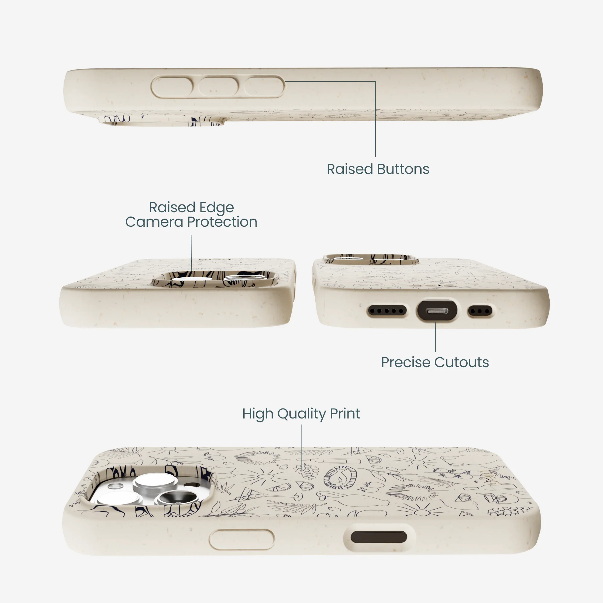 London Fog Mediterranean Moments iPhone 16 Pro Max Case - Image 3