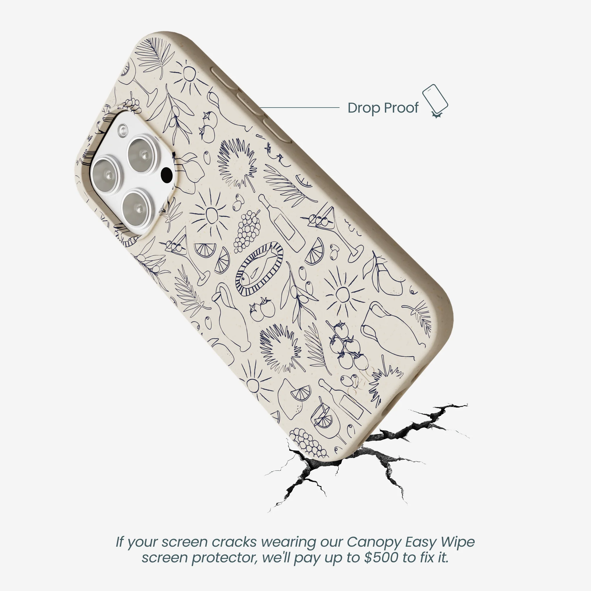 London Fog Mediterranean Moments iPhone 16 Pro Max Case - Image 5