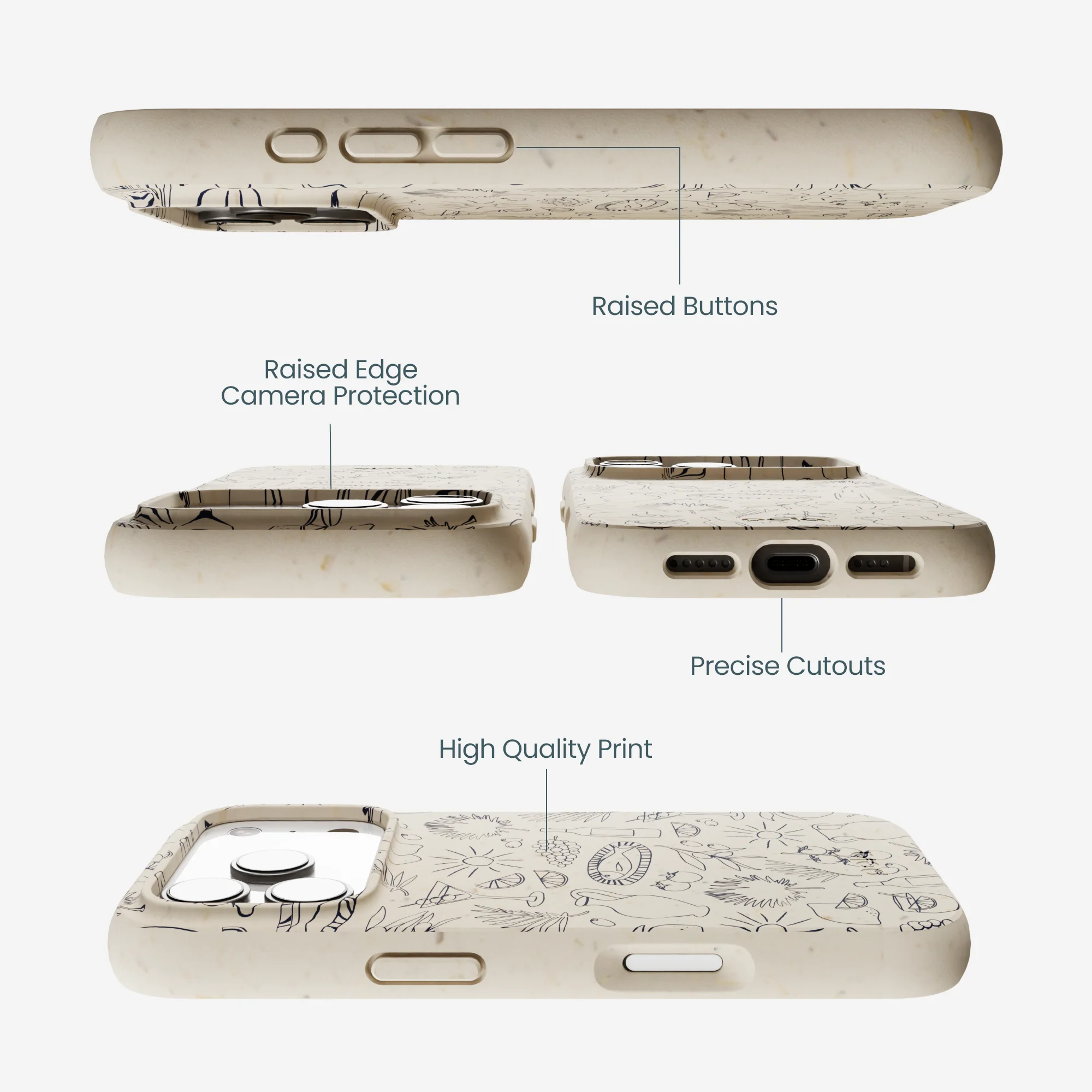 London Fog Mediterranean Moments iPhone 17 Pro Case - Image 3