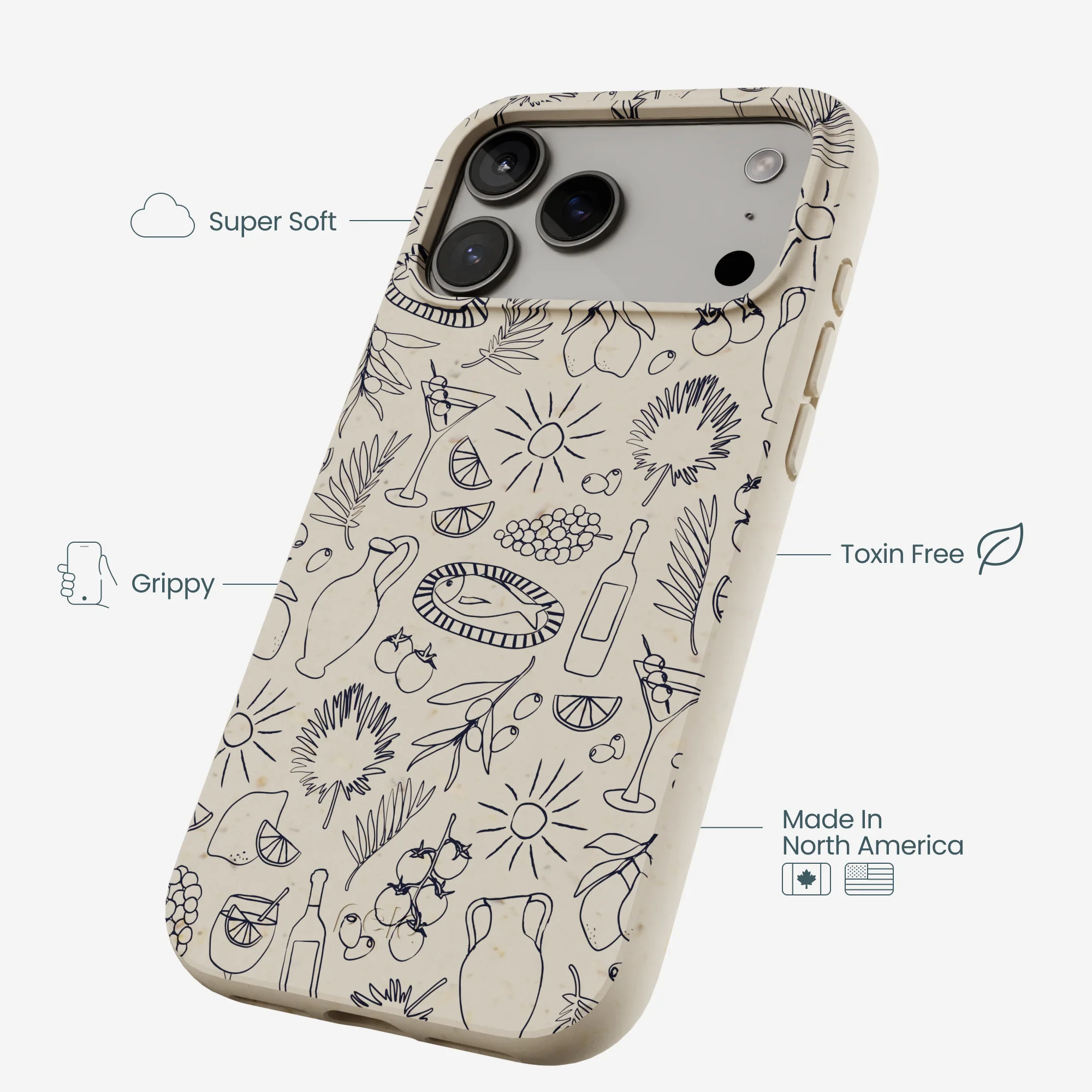 London Fog Mediterranean Moments iPhone 17 Pro Max Case - Image 4