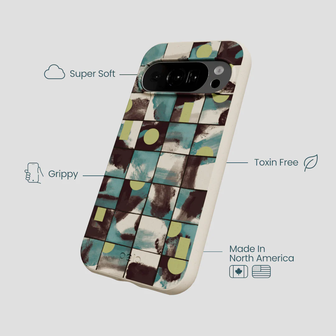 London Fog Mosaic Puzzle Google Pixel 10/10 Pro Case - Image 4