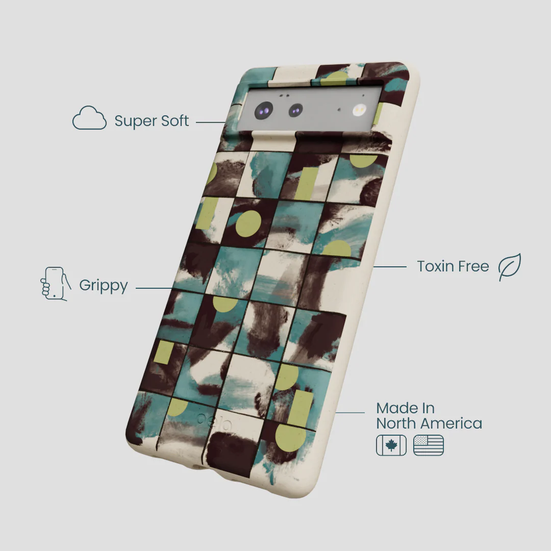 London Fog Mosaic Puzzle Google Pixel 6a Case - Image 4