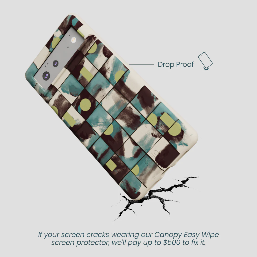 London Fog Mosaic Puzzle Google Pixel 6a Case - Image 5