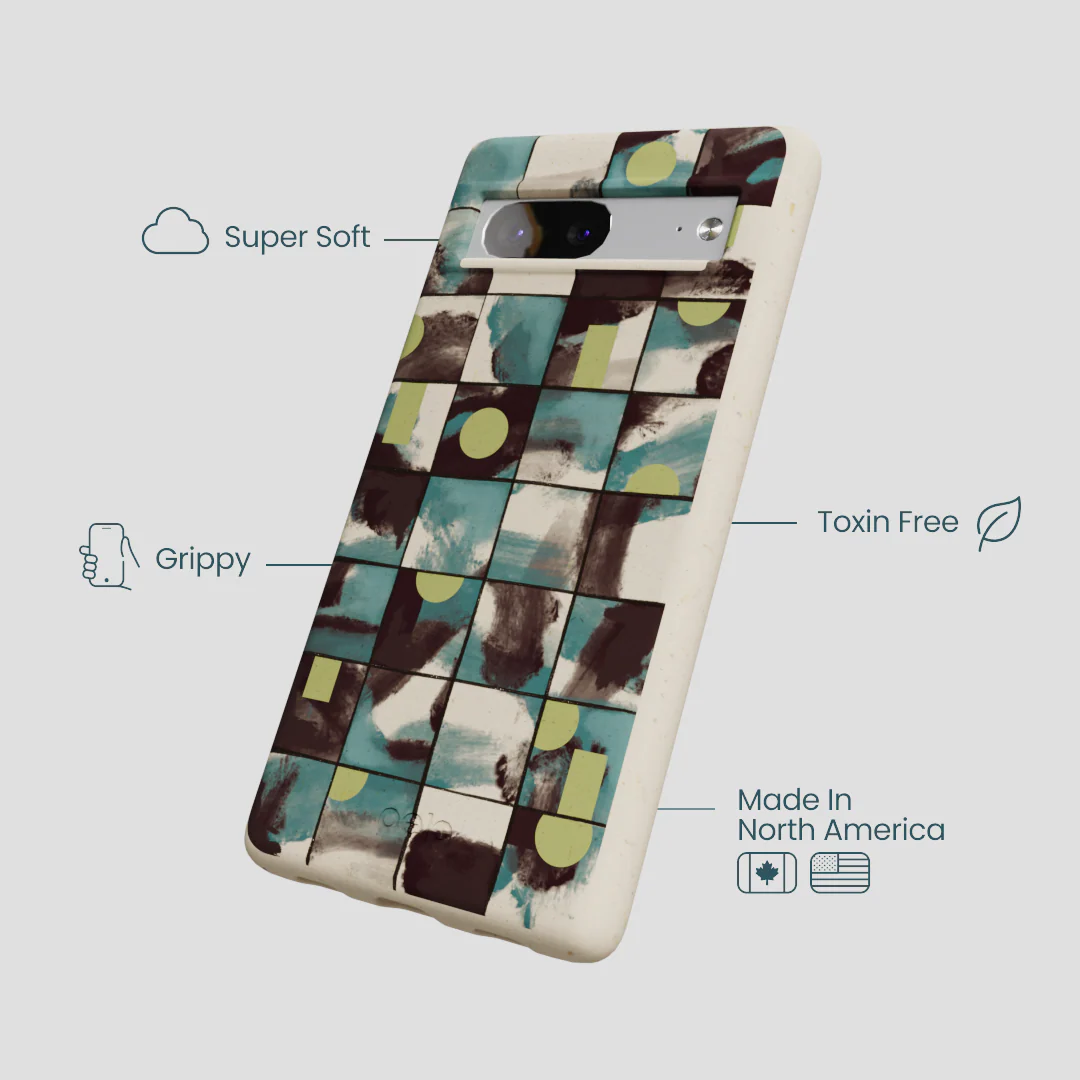 London Fog Mosaic Puzzle Google Pixel 7 Case - Image 4