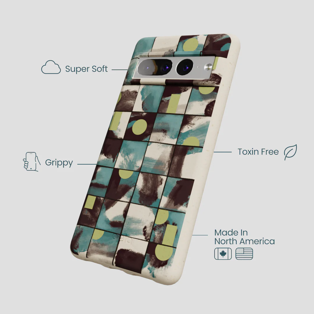 London Fog Mosaic Puzzle Google Pixel 7 Pro Case - Image 4