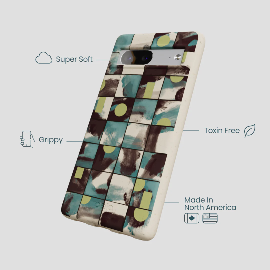 London Fog Mosaic Puzzle Google Pixel 7a Case - Image 4
