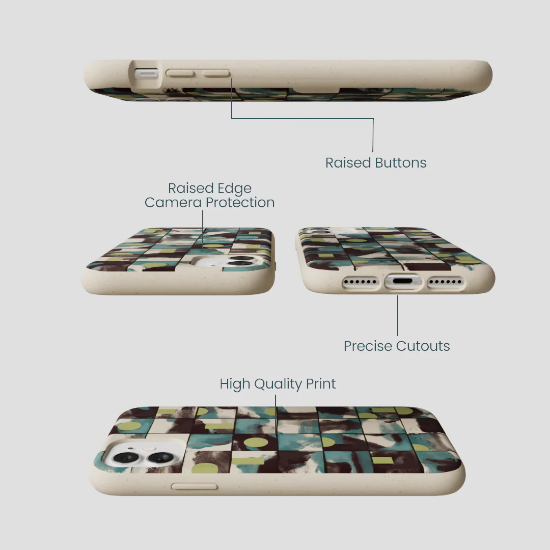 London Fog Mosaic Puzzle iPhone 11 Case - Image 3