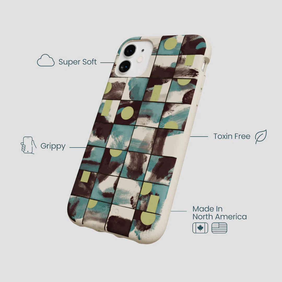 London Fog Mosaic Puzzle iPhone 11 Case - Image 4