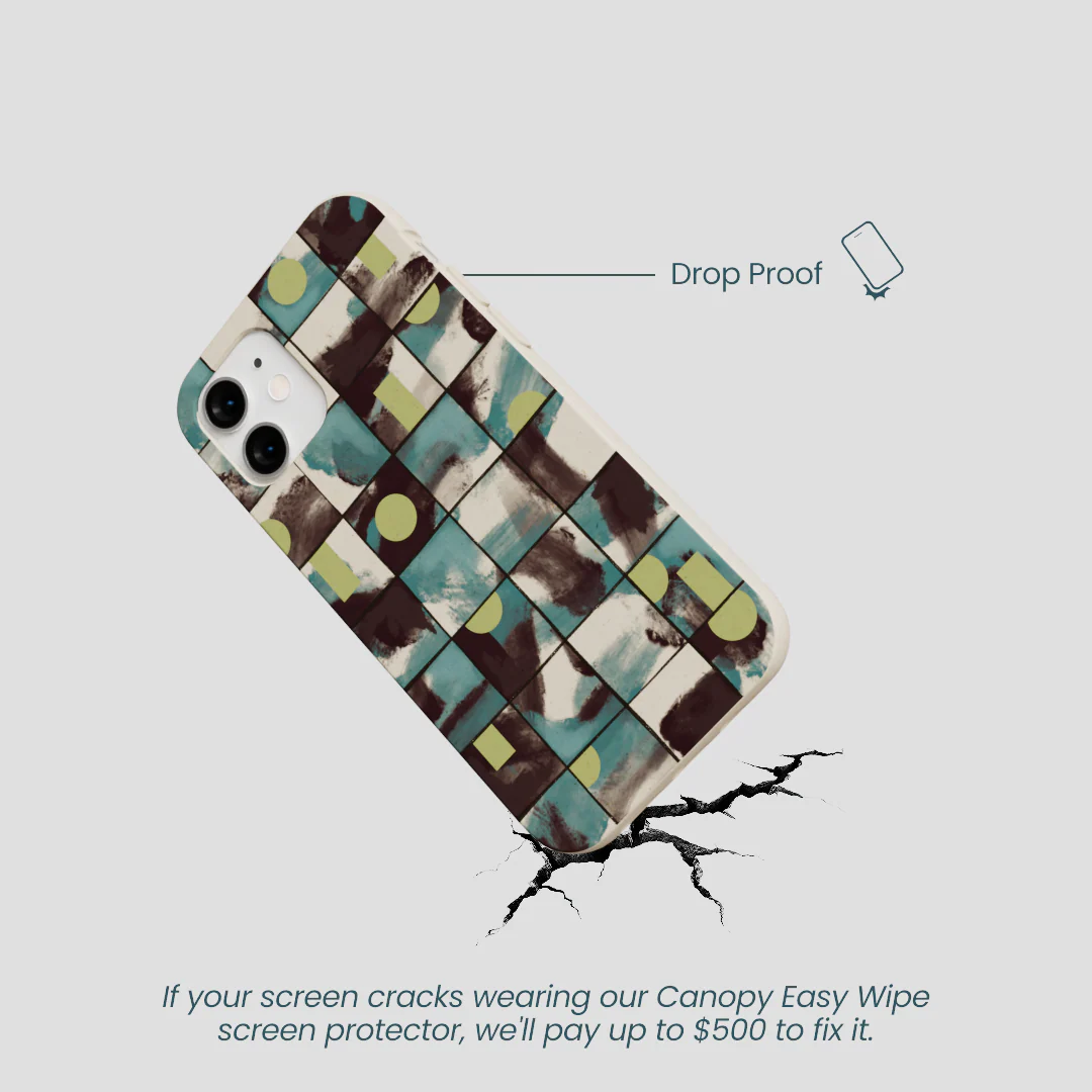 London Fog Mosaic Puzzle iPhone 12 Mini Case - Image 5