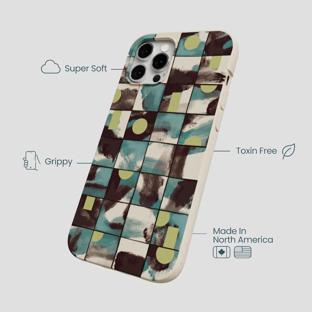 London Fog Mosaic Puzzle iPhone 12 Pro Max Case - Image 4