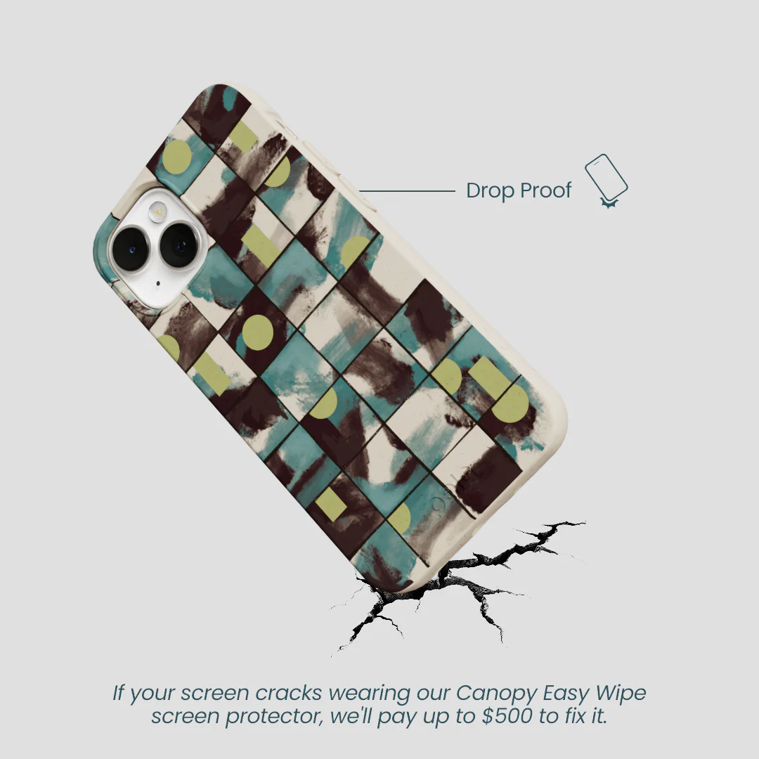 London Fog Mosaic Puzzle iPhone 13 Case - Image 5