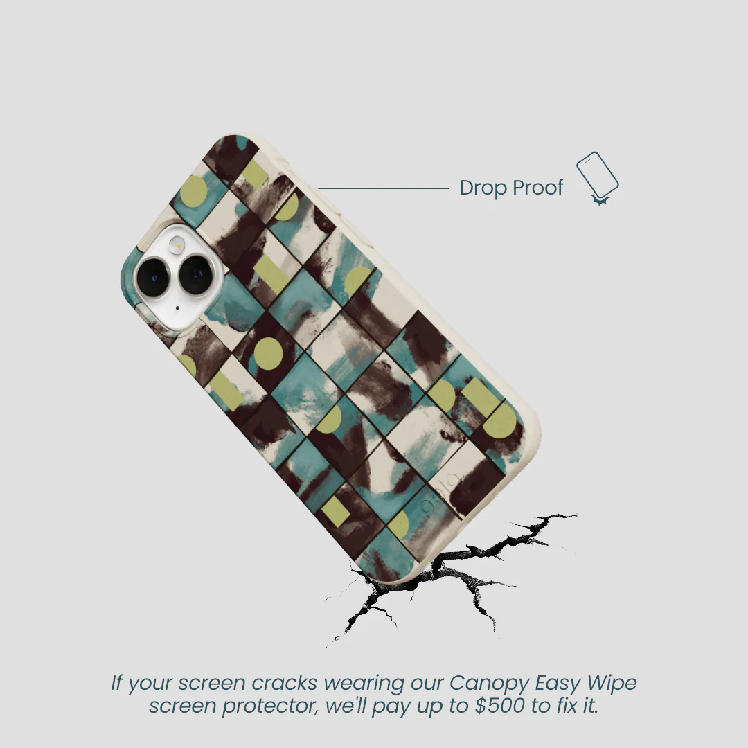 London Fog Mosaic Puzzle iPhone 13 Mini Case - Image 5