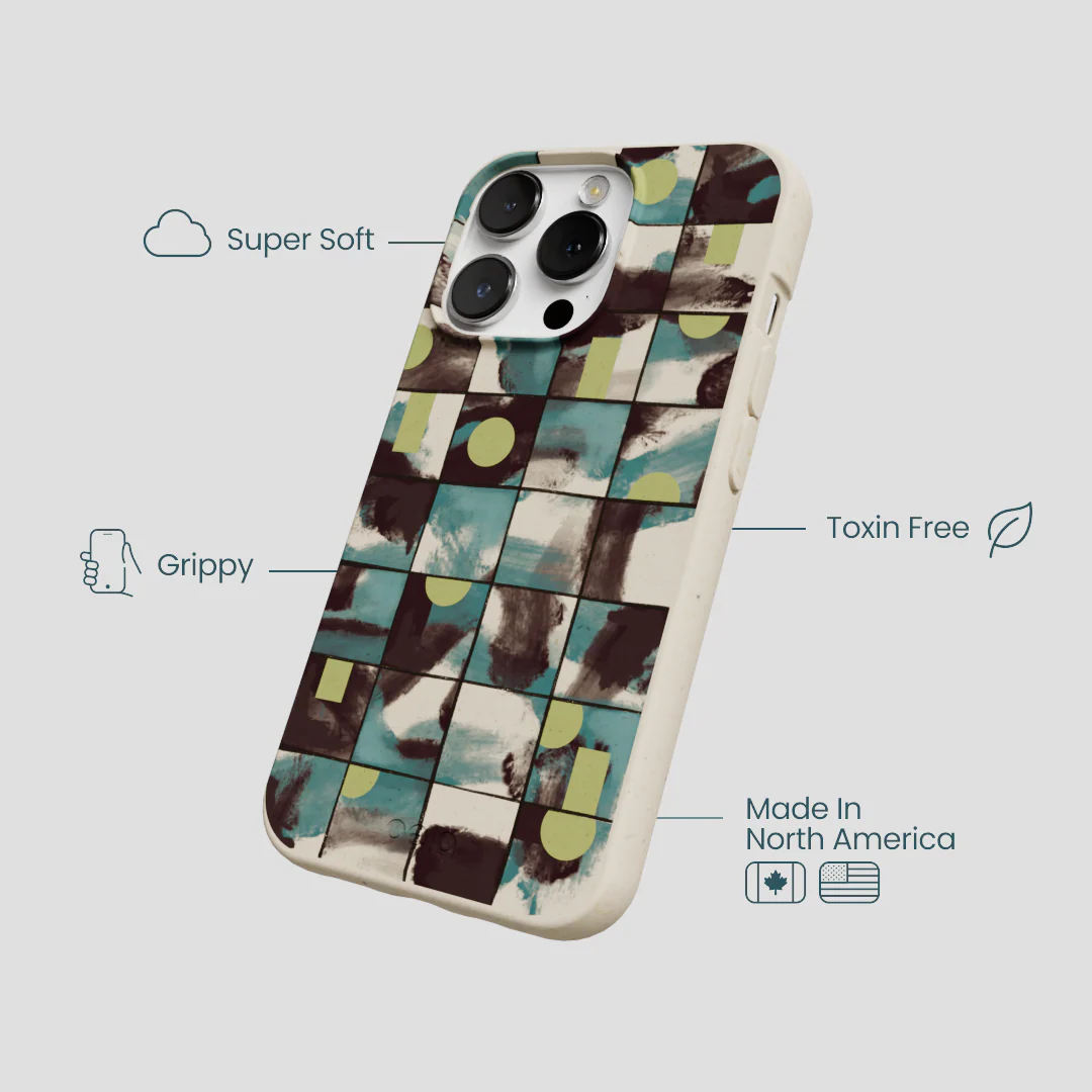 London Fog Mosaic Puzzle iPhone 13 Pro Case - Image 4