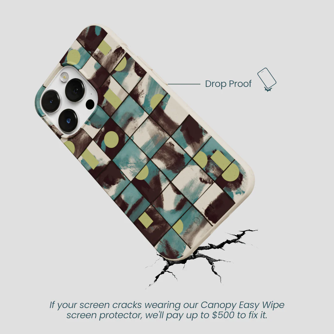 London Fog Mosaic Puzzle iPhone 13 Pro Max Case - Image 5