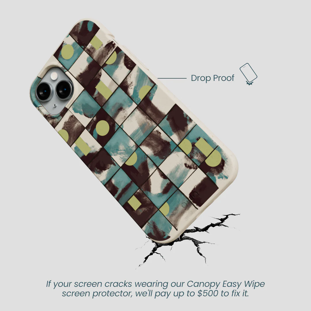 London Fog Mosaic Puzzle iPhone 14 Plus Case - Image 5