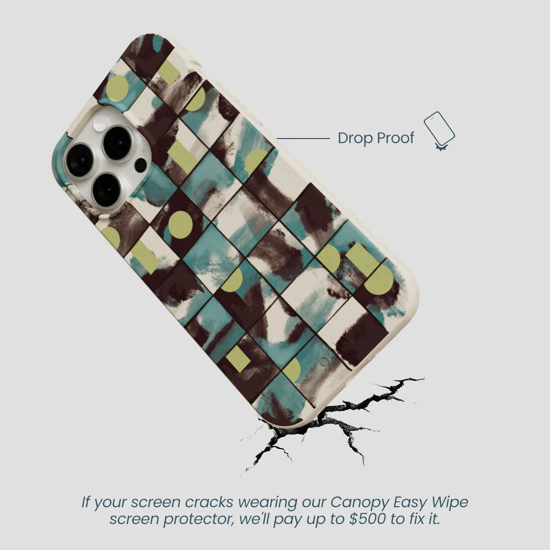 London Fog Mosaic Puzzle iPhone 14 Pro Max Case - Image 5