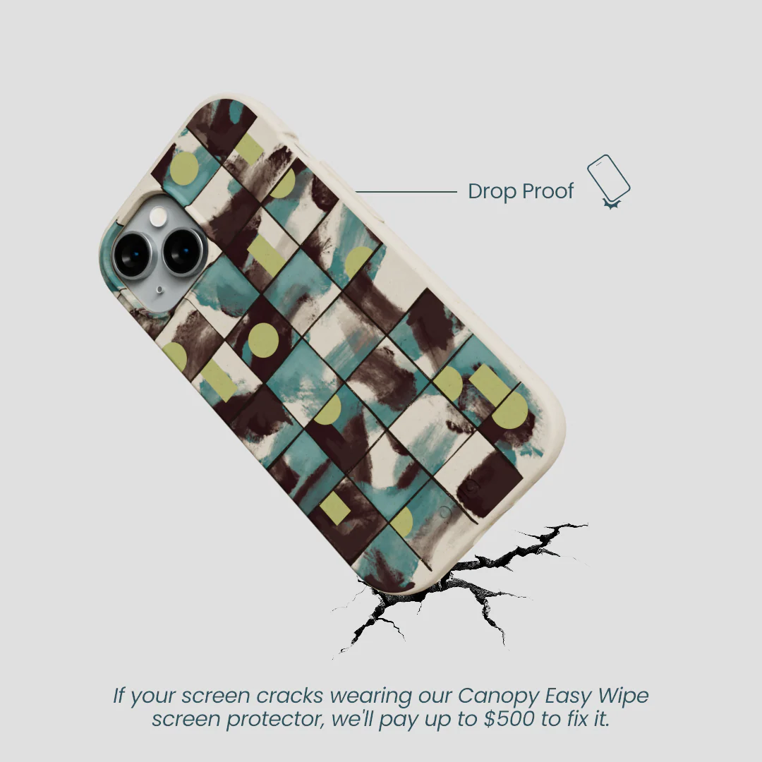 London Fog Mosaic Puzzle iPhone 15 Case - Image 5