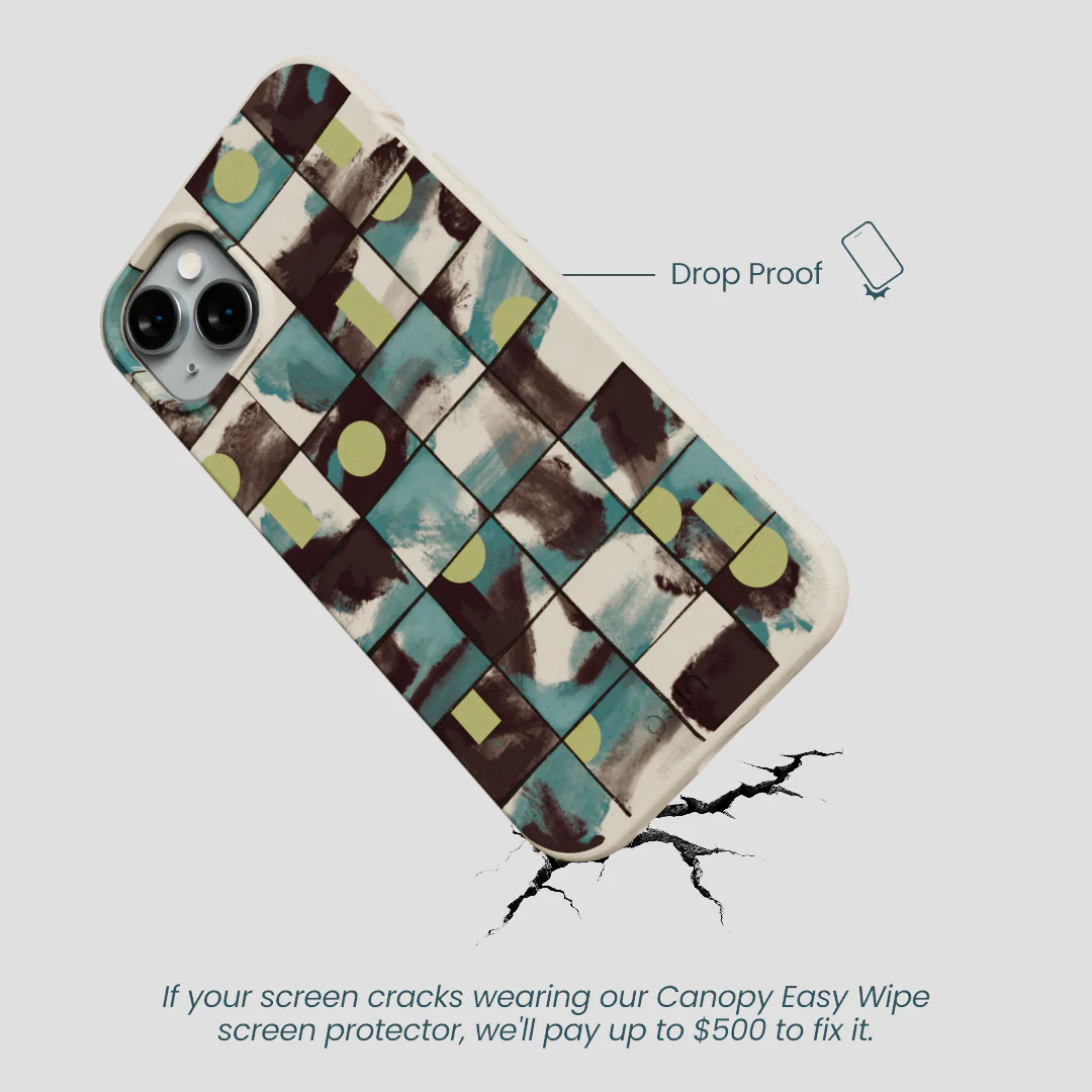 London Fog Mosaic Puzzle iPhone 15 Plus Case - Image 5