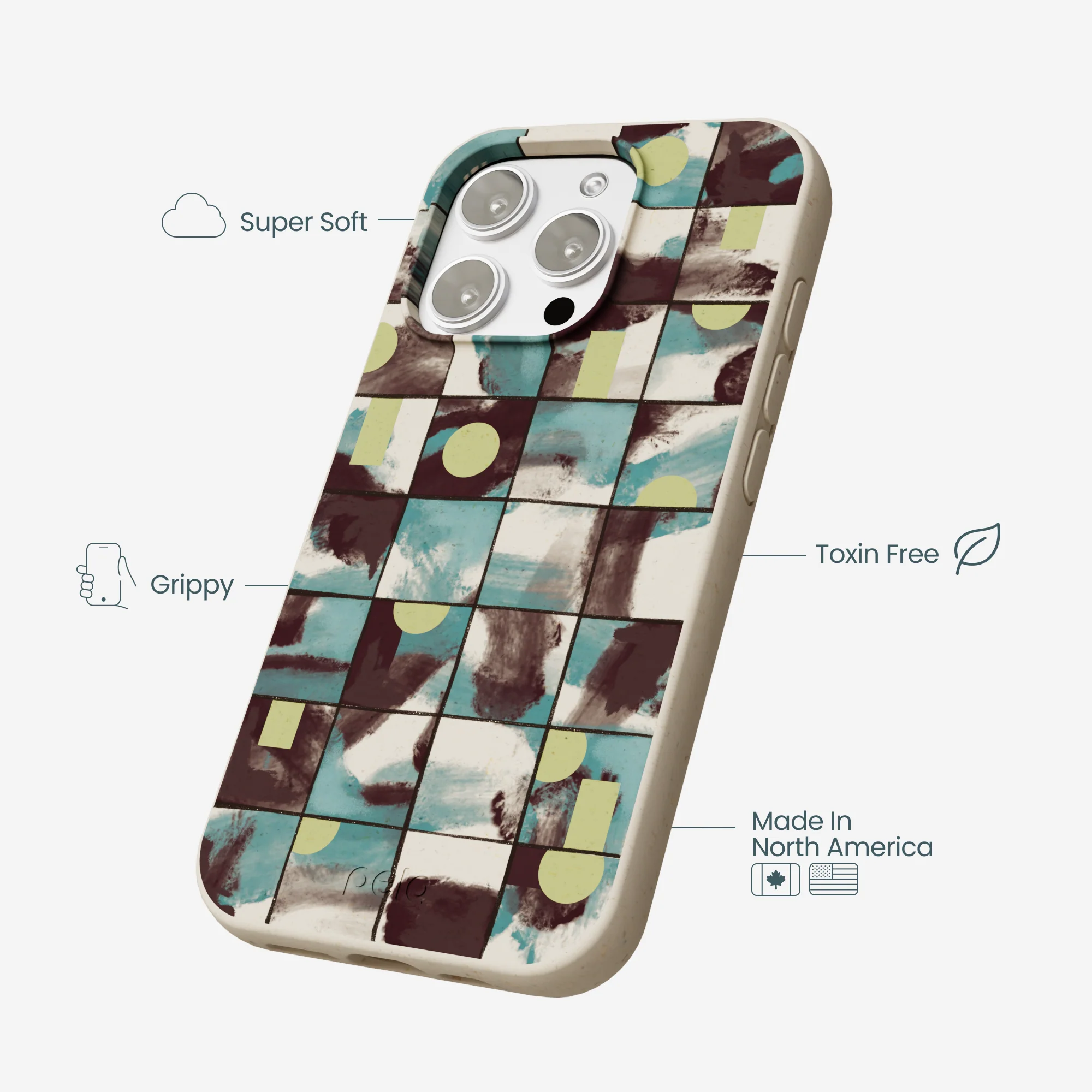 London Fog Mosaic Puzzle iPhone 16 Pro Max Case - Image 4
