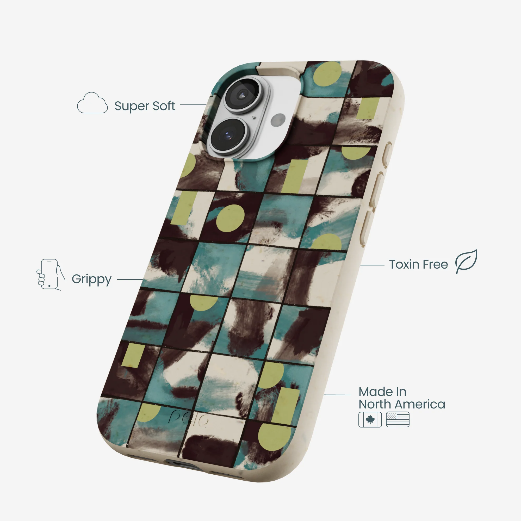 London Fog Mosaic Puzzle iPhone 17 Case - Image 4