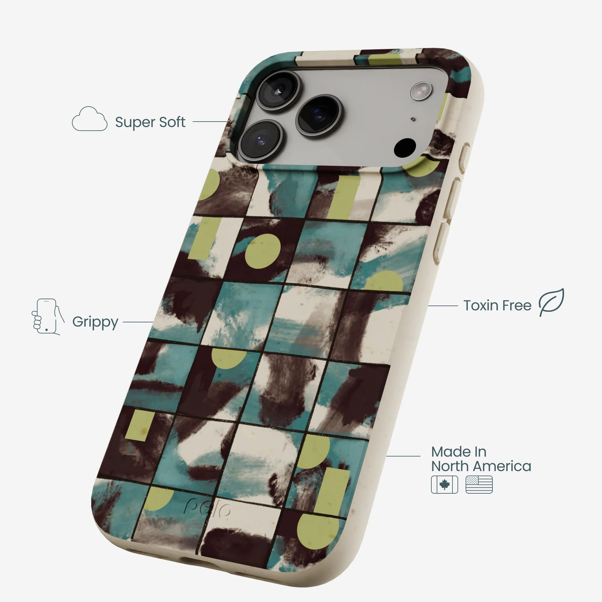 London Fog Mosaic Puzzle iPhone 17 Pro Max Case - Image 4