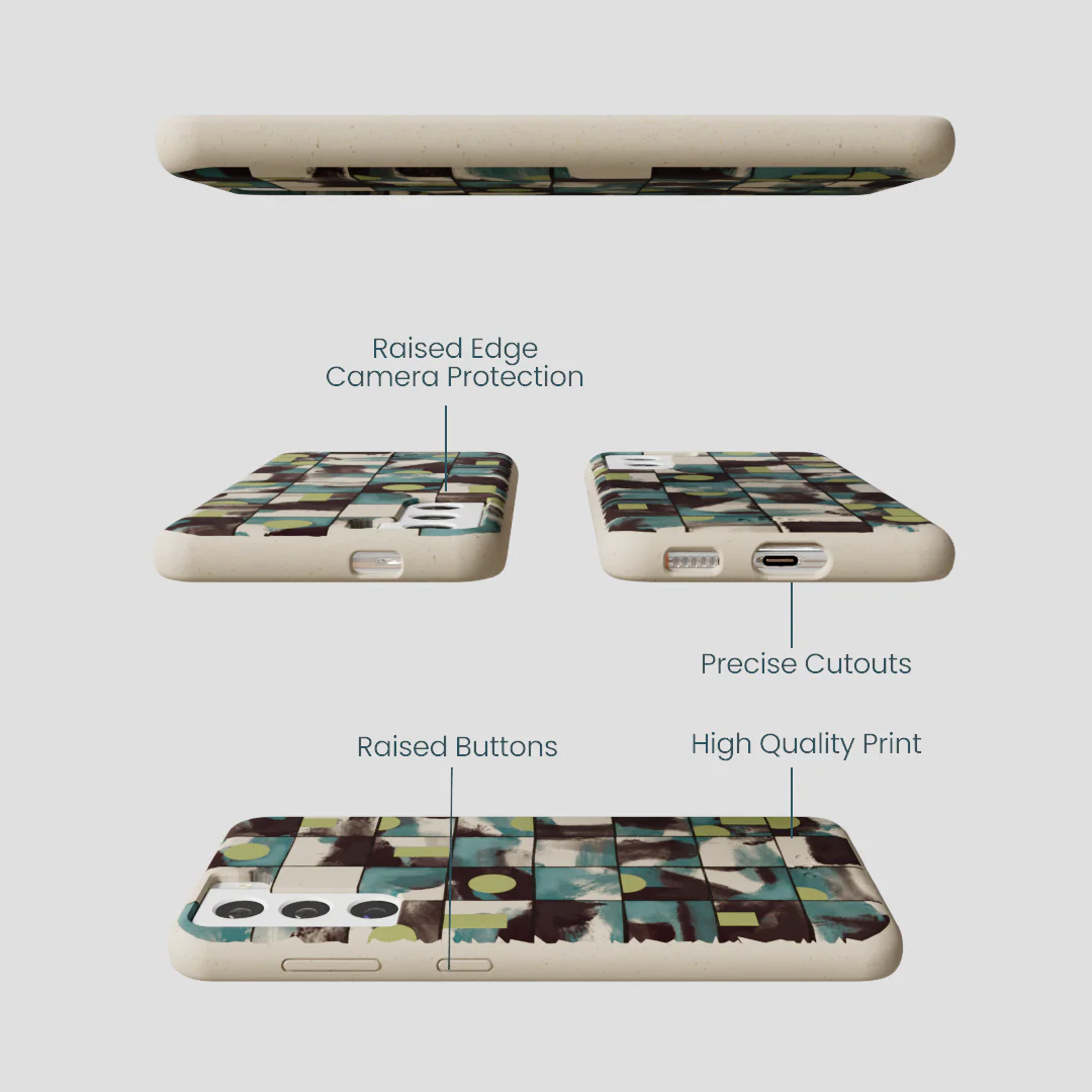 London Fog Mosaic Puzzle Samsung Galaxy S21 Case - Image 3