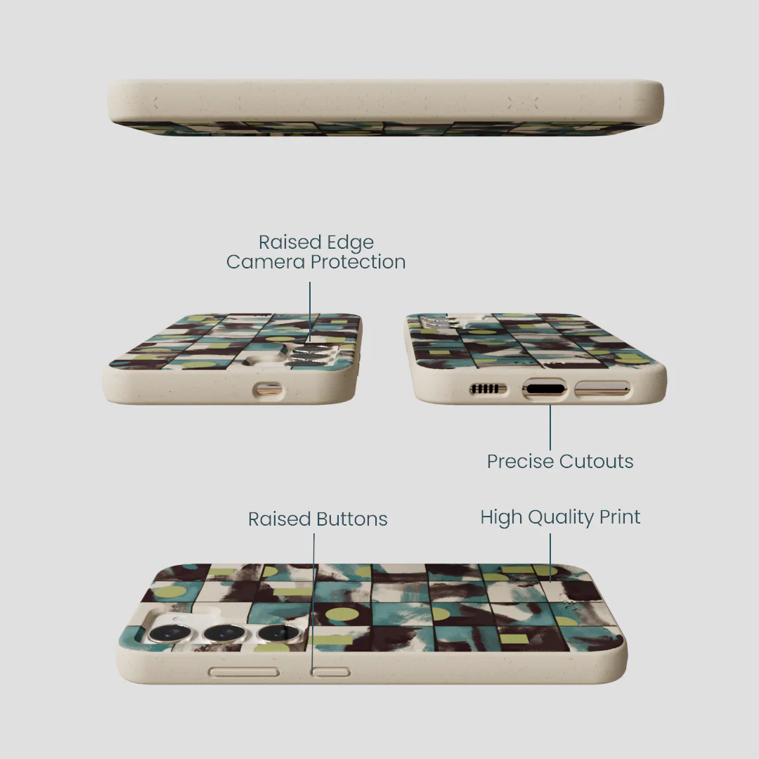 London Fog Mosaic Puzzle Samsung Galaxy S24 Case - Image 3
