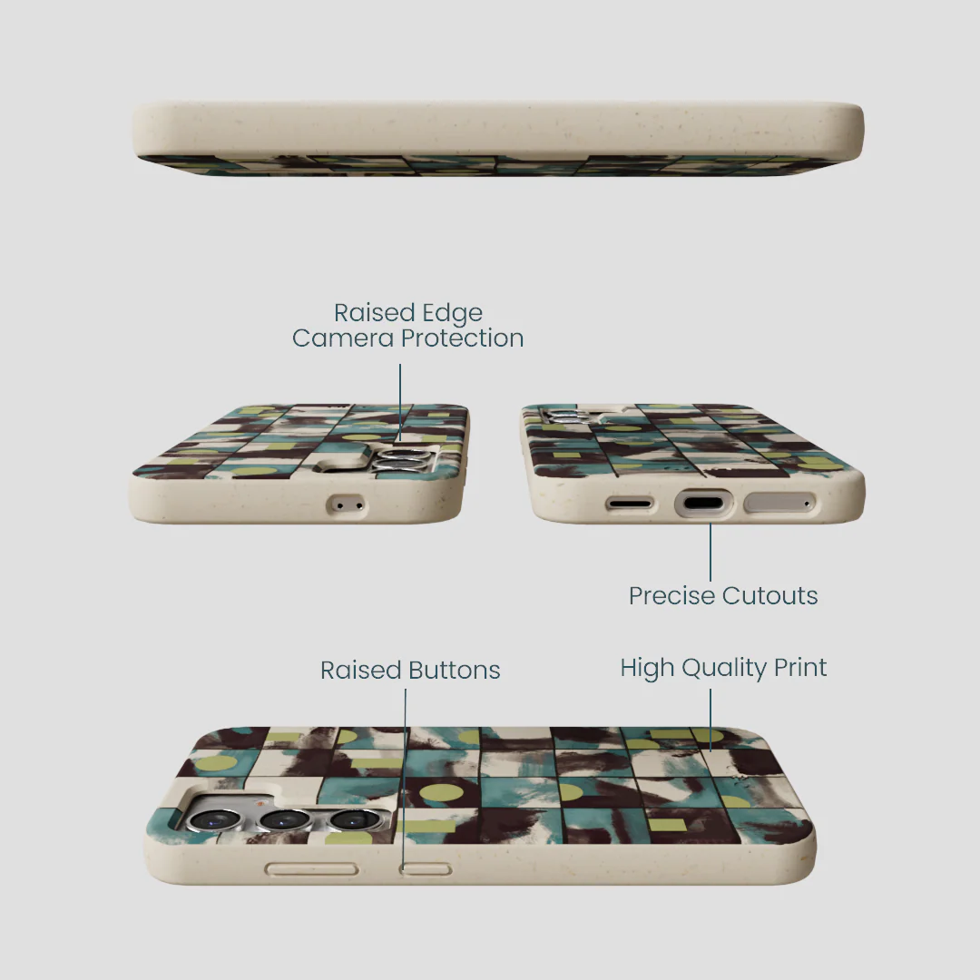 London Fog Mosaic Puzzle Samsung Galaxy S25 Case - Image 3