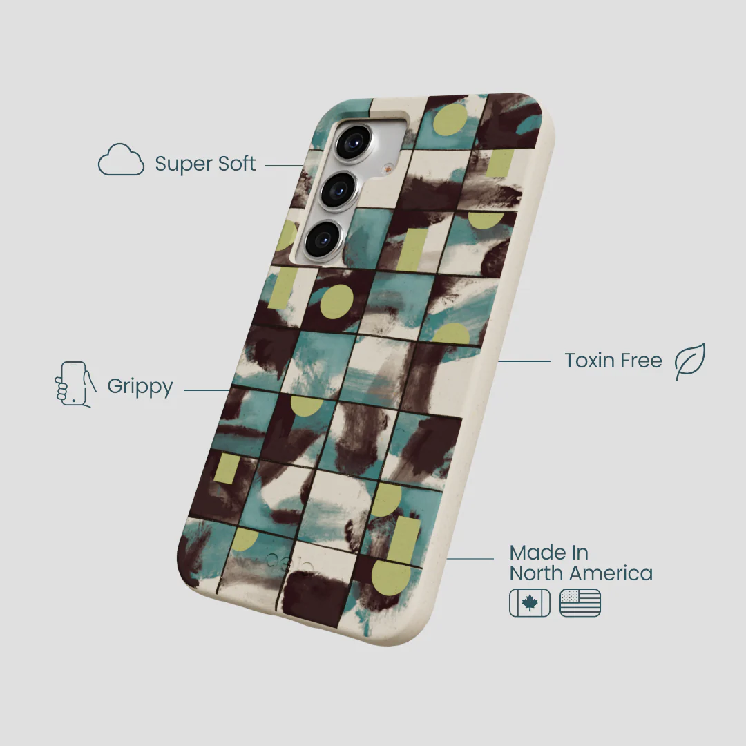 London Fog Mosaic Puzzle Samsung Galaxy S25 Case - Image 4