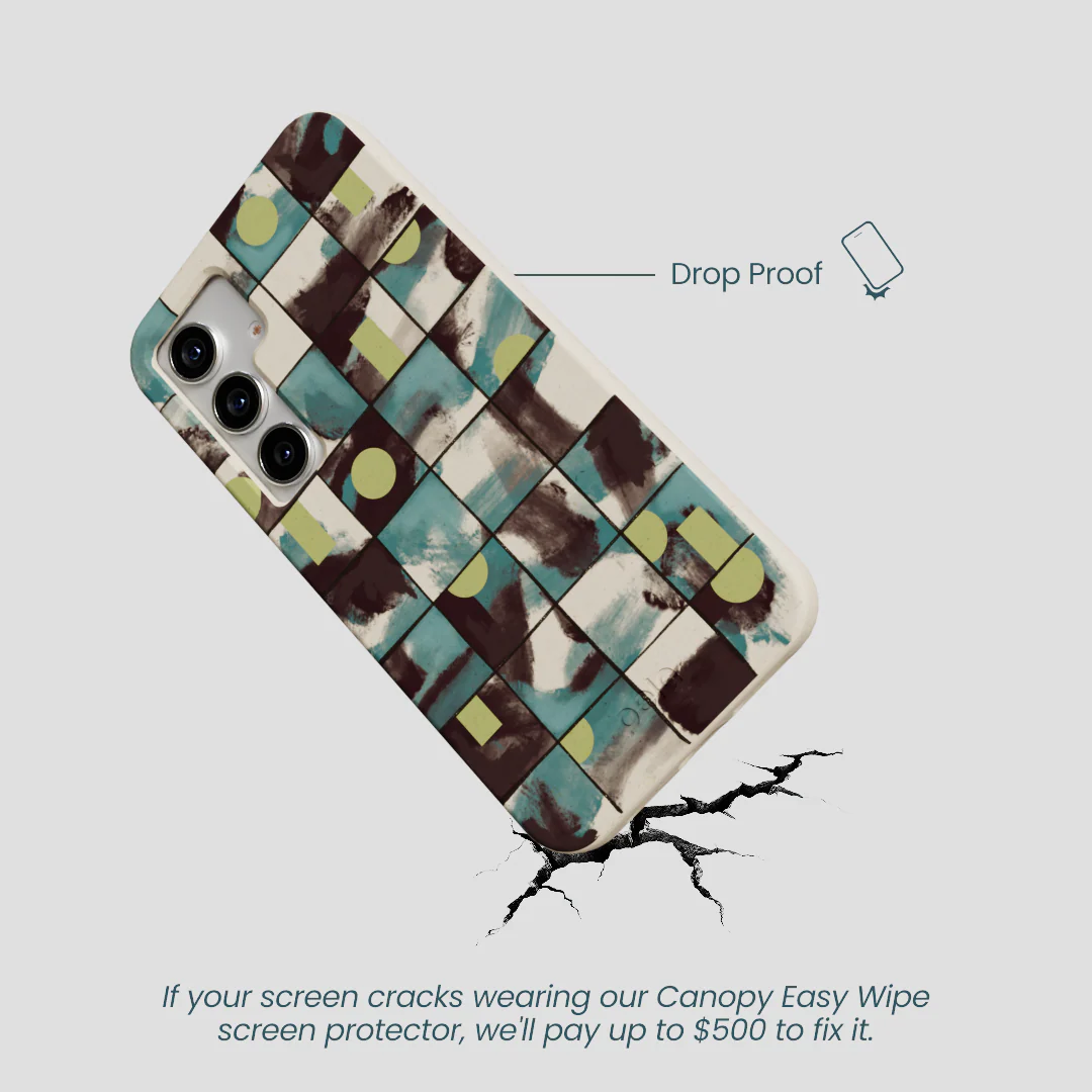 London Fog Mosaic Puzzle Samsung Galaxy S25 Case - Image 5