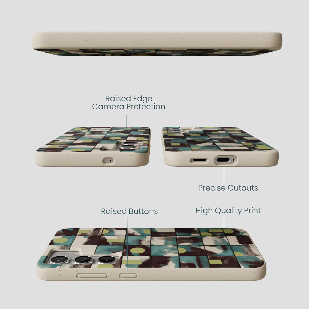 London Fog Mosaic Puzzle Samsung Galaxy S25+(Plus) Case - Image 3