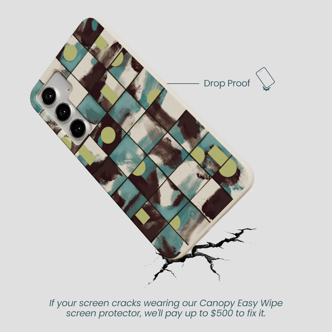London Fog Mosaic Puzzle Samsung Galaxy S25+(Plus) Case - Image 5