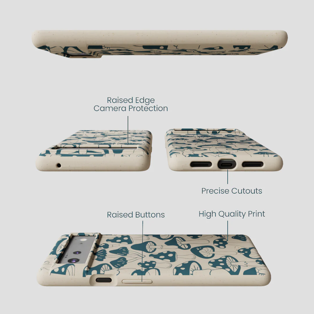 London Fog Mushroom Power Google Pixel 6a Case - Image 2