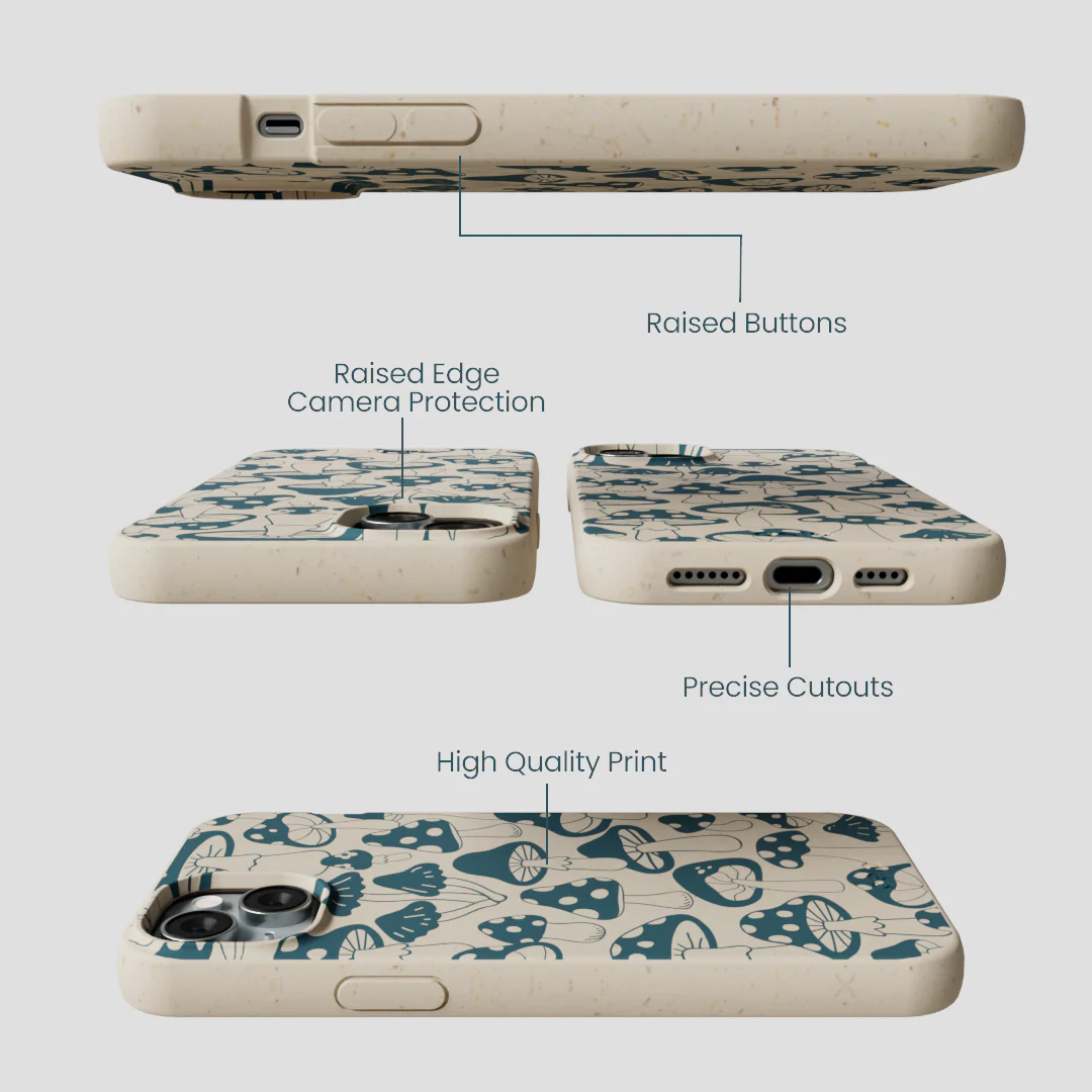 London Fog Mushroom Power iPhone 15 Plus Case - Image 2