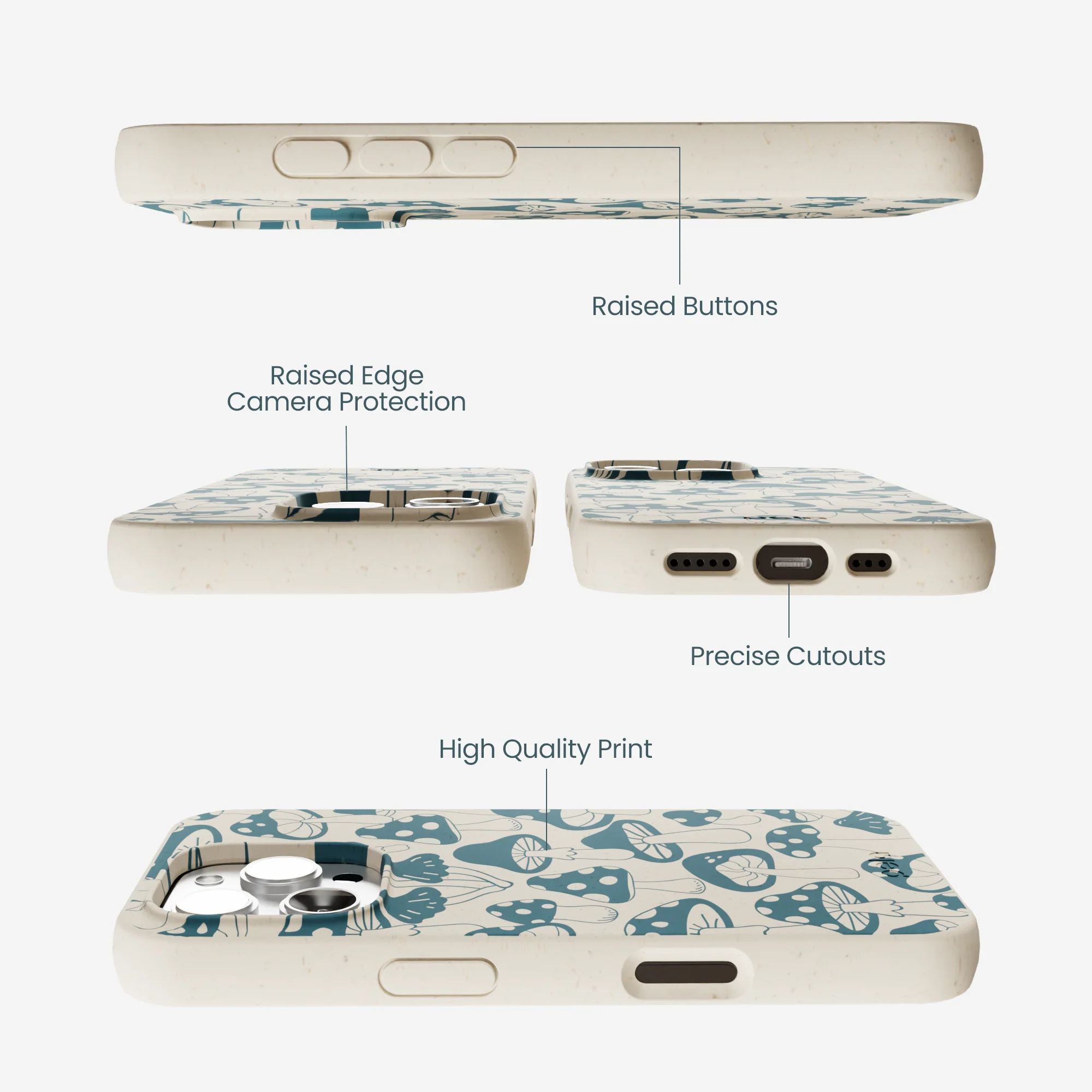 London Fog Mushroom Power iPhone 16 Pro Max Case - Image 2