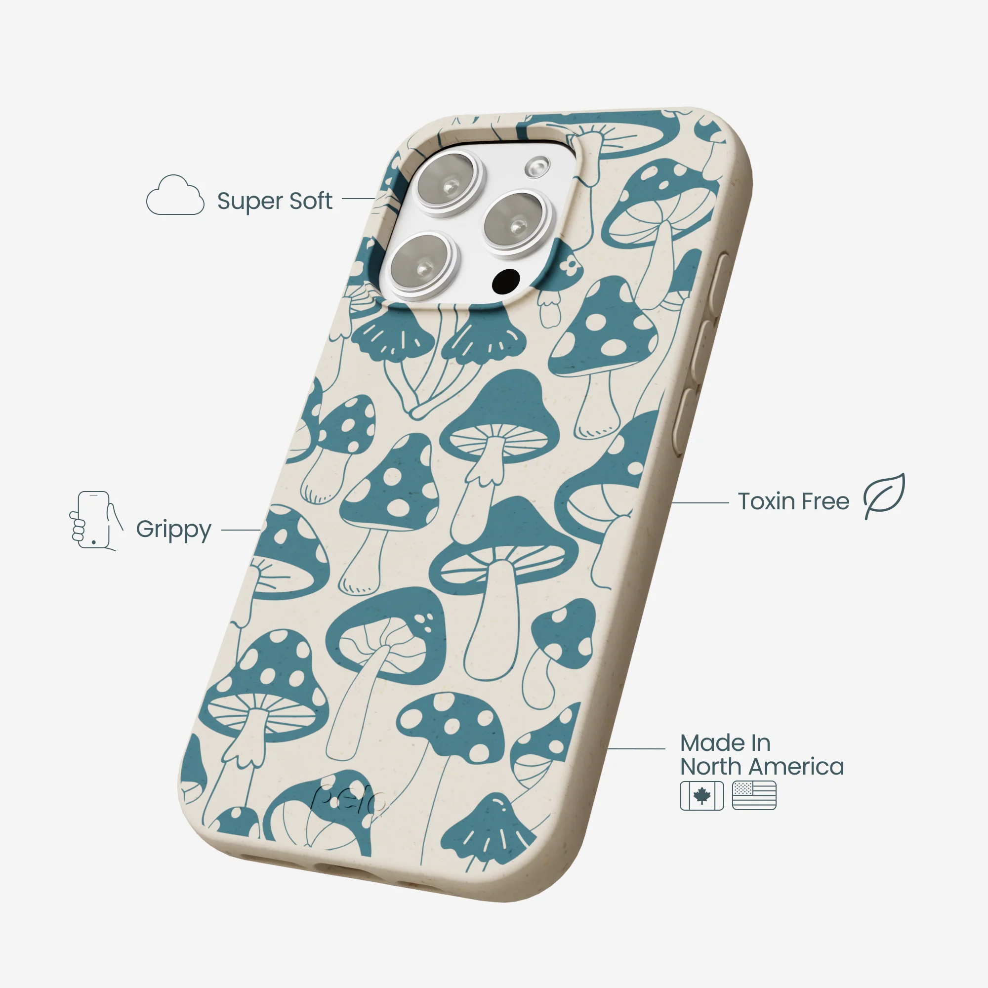 London Fog Mushroom Power iPhone 16 Pro Max Case - Image 3