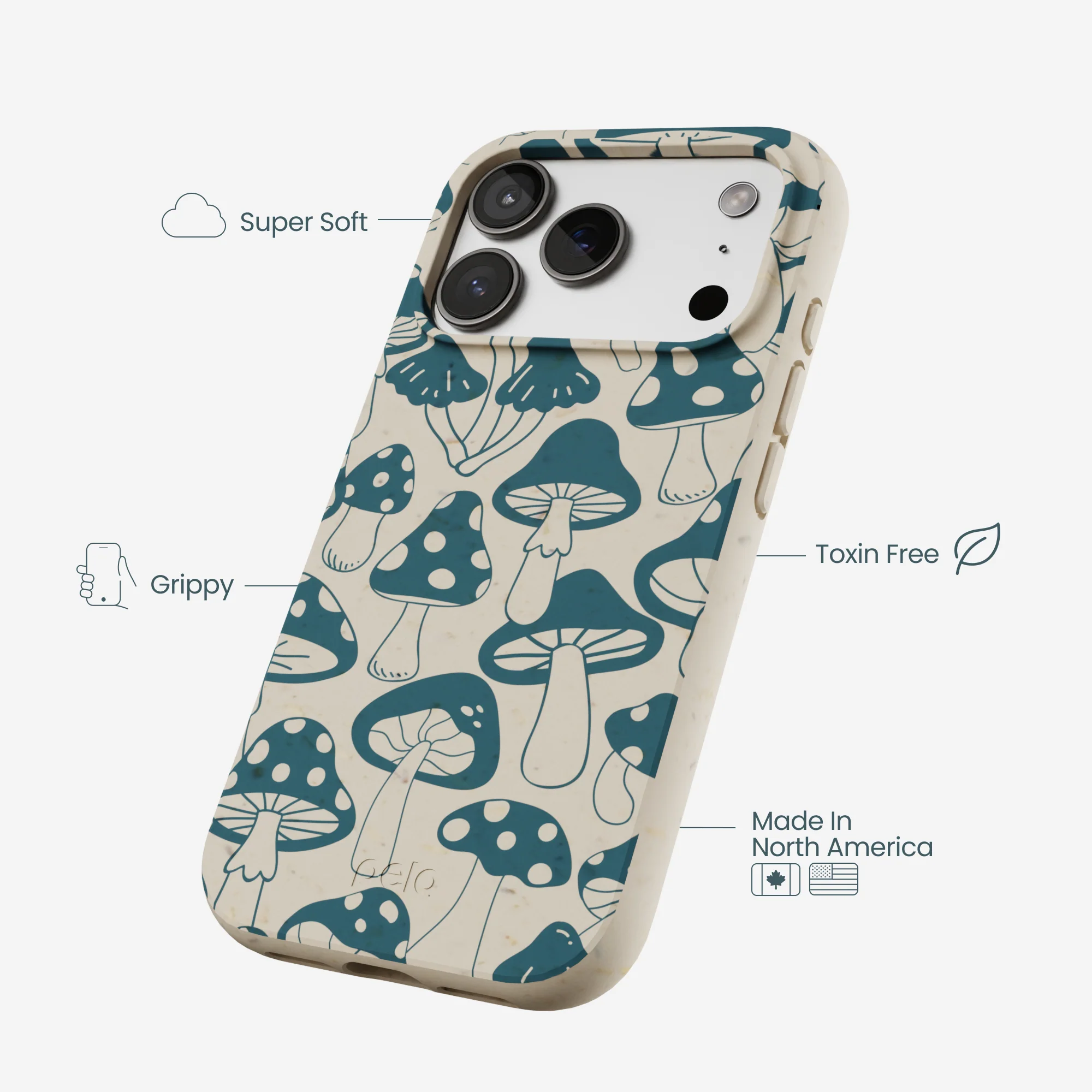London Fog Mushroom Power iPhone 17 Pro Case - Image 3