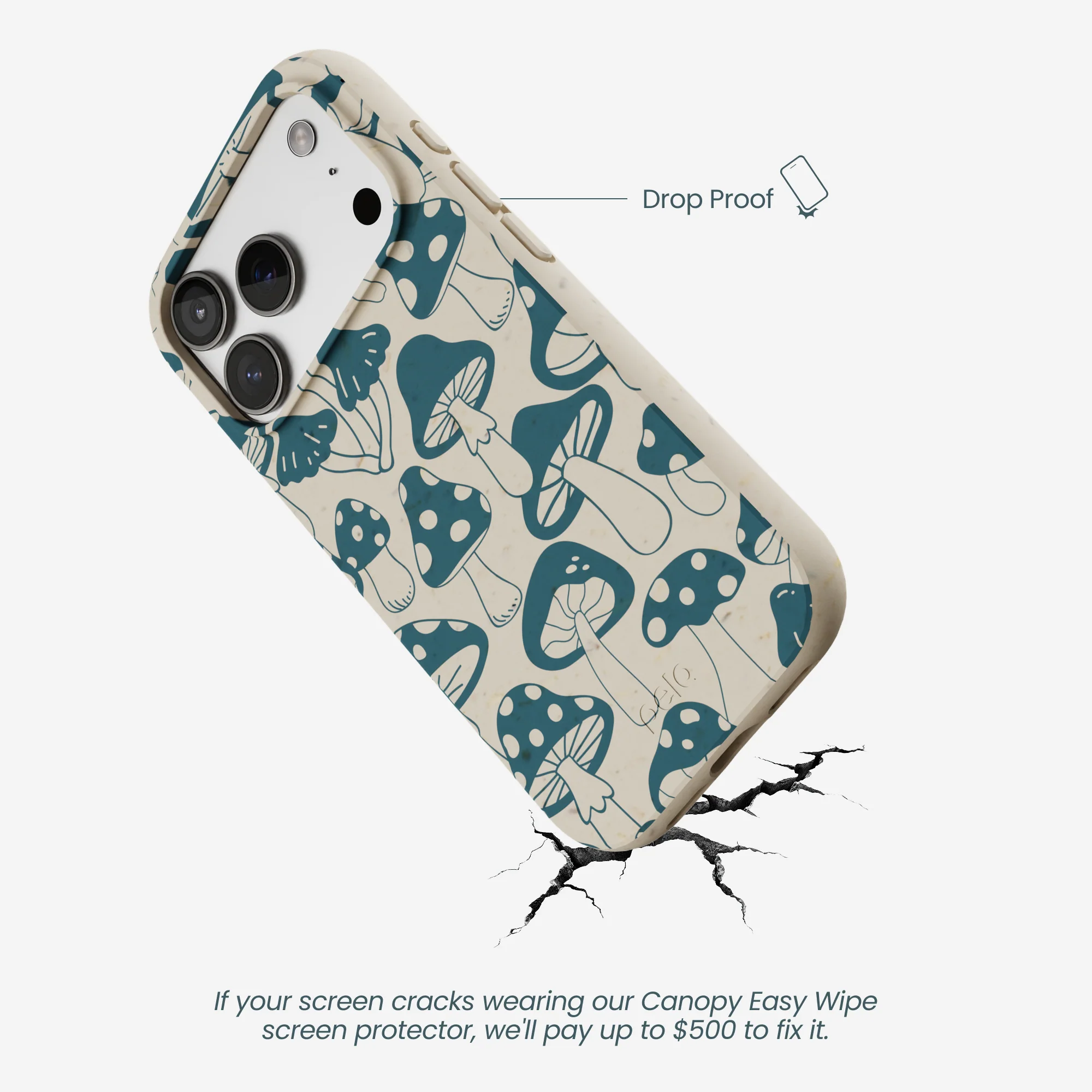 London Fog Mushroom Power iPhone 17 Pro Case - Image 4