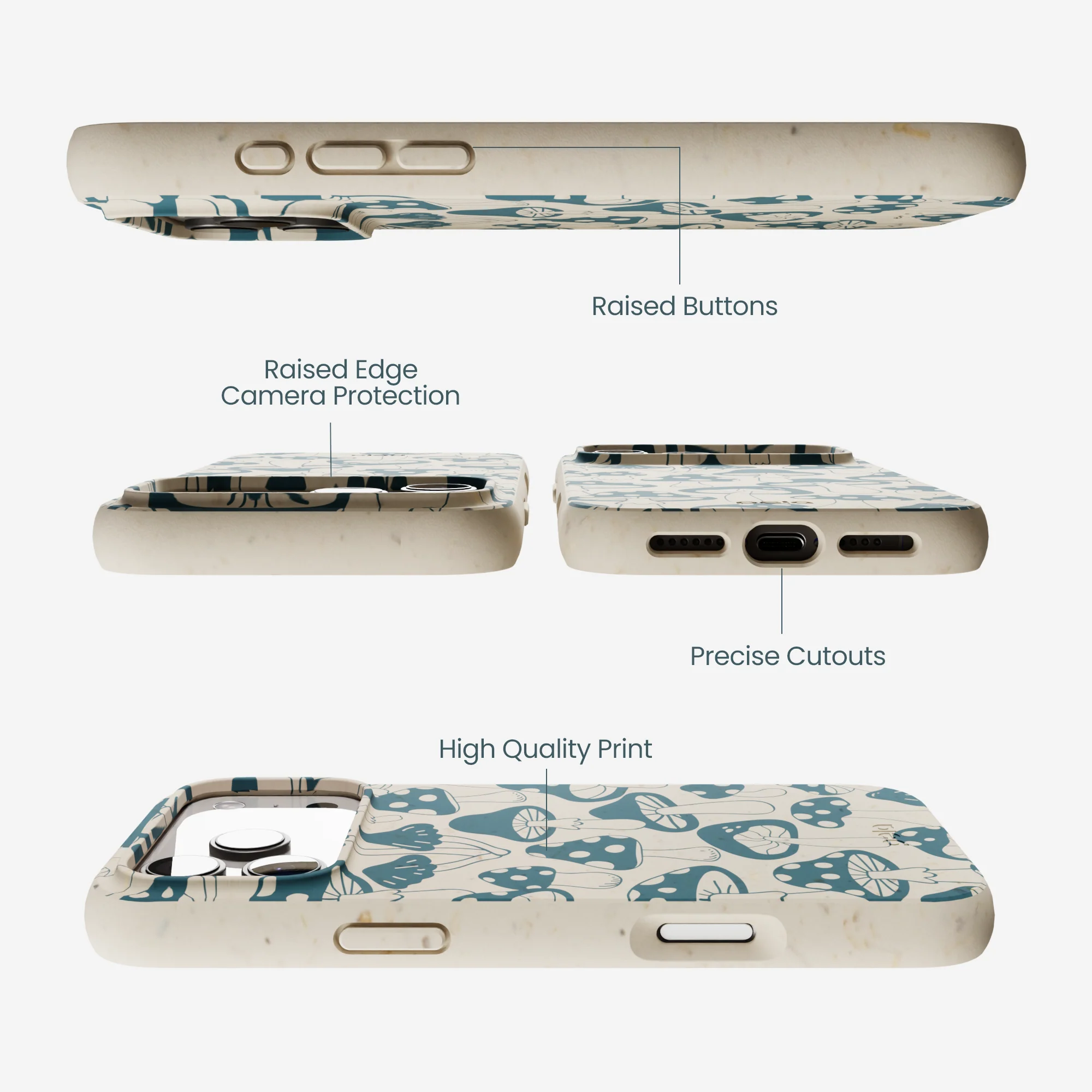 London Fog Mushroom Power iPhone 17 Pro Max Case - Image 2
