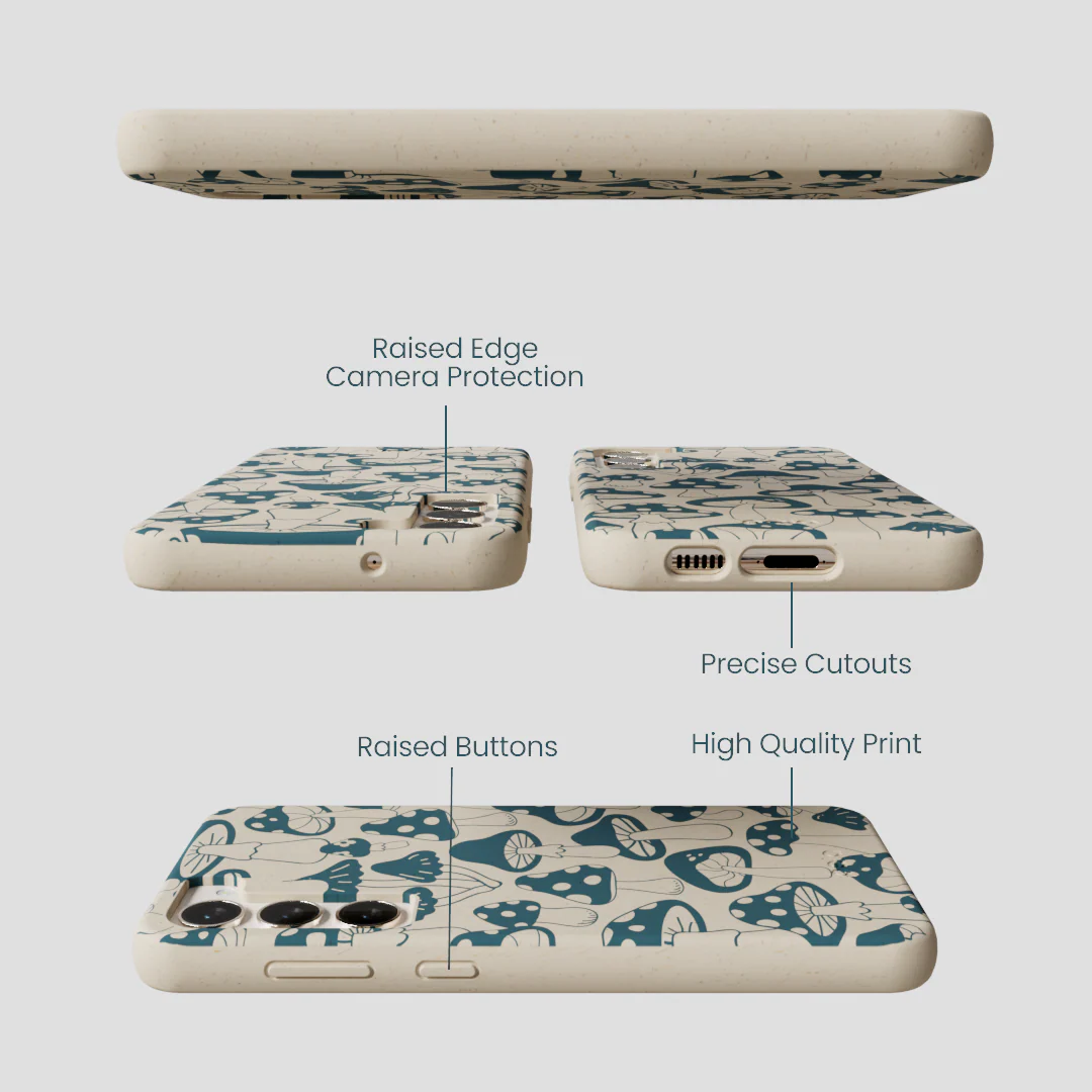 London Fog Mushroom Power Samsung Galaxy S24+(Plus) Case - Image 2