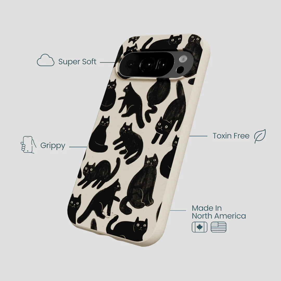 London Fog Night Meowers Google Pixel 10/10 Pro Case - Image 4