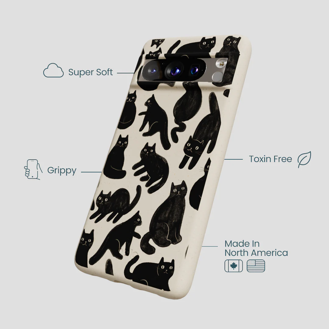 London Fog Night Meowers Google Pixel 8 Pro Case - Image 4