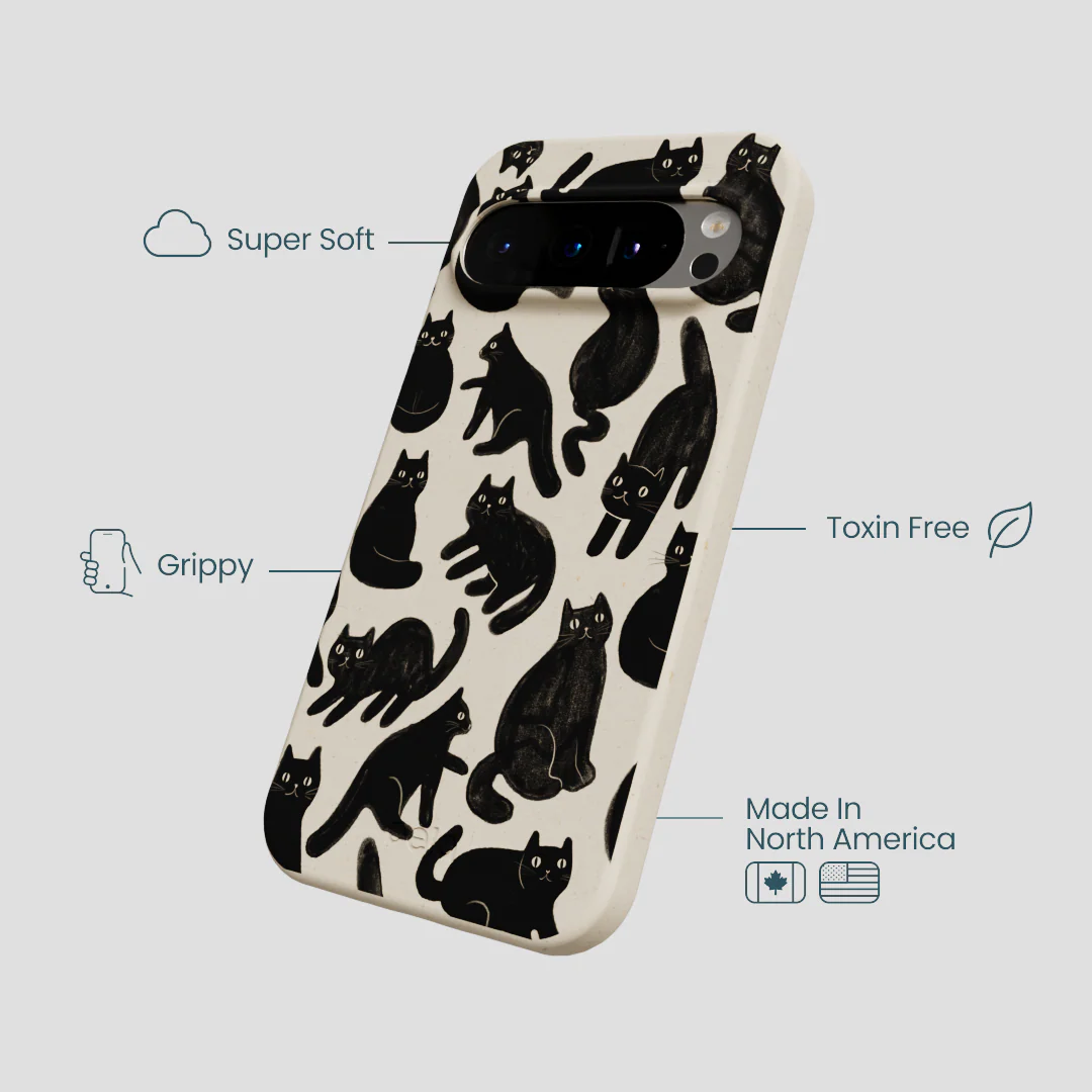 London Fog Night Meowers Google Pixel 9/9 Pro Case - Image 4
