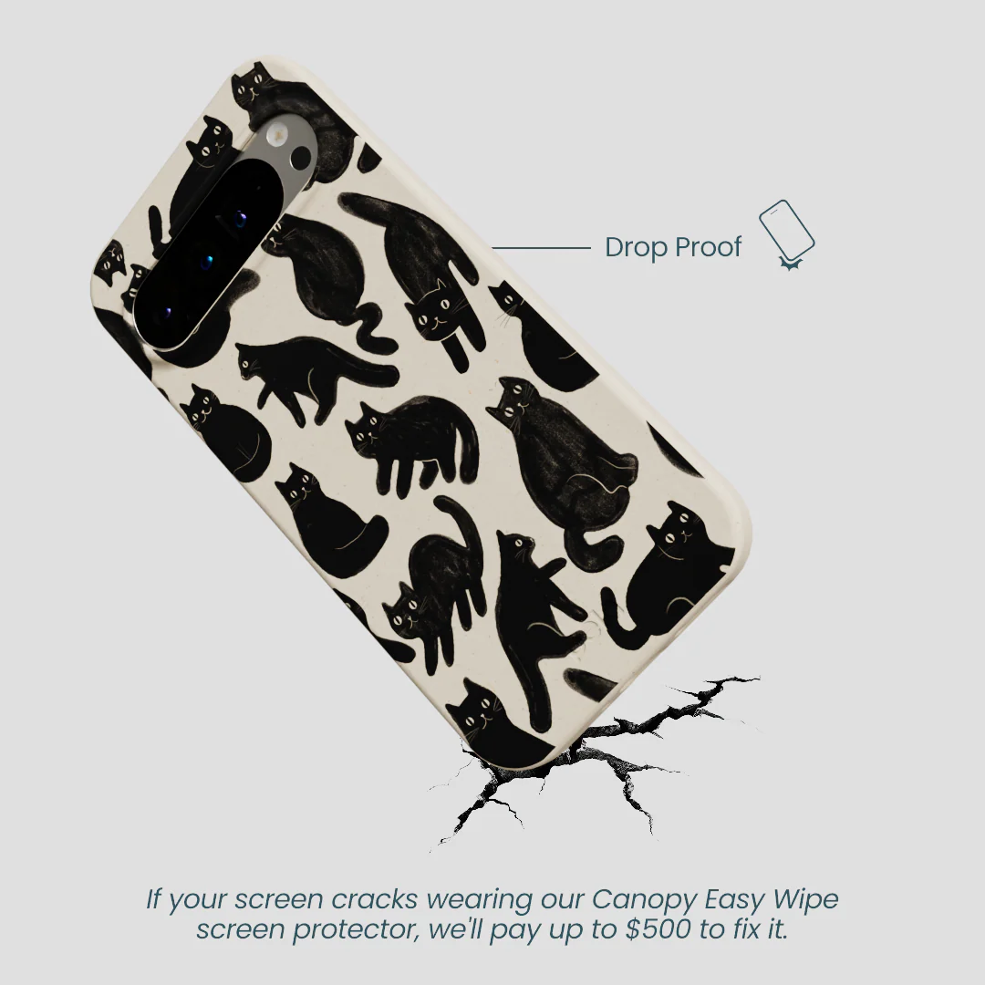 London Fog Night Meowers Google Pixel 9 Pro XL Case - Image 5