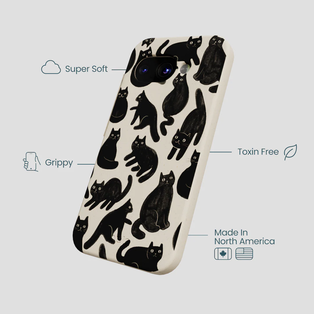 London Fog Night Meowers Google Pixel 9a Case - Image 4