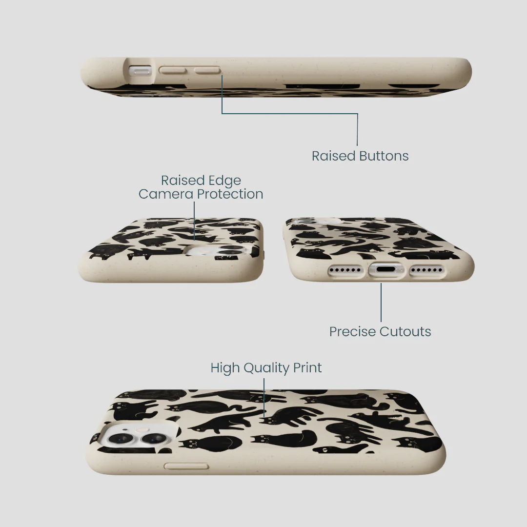 London Fog Night Meowers iPhone 11 Case - Image 3