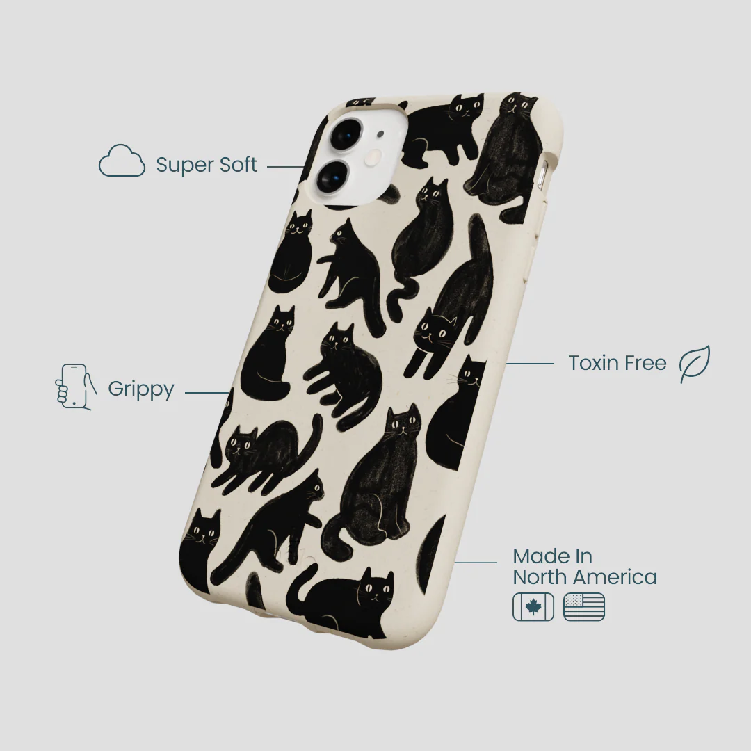 London Fog Night Meowers iPhone 11 Case - Image 4